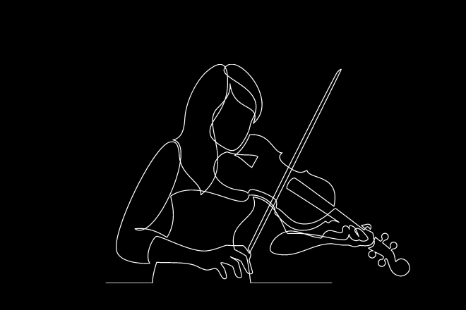 Woman practicing towards being the best version of her passion.